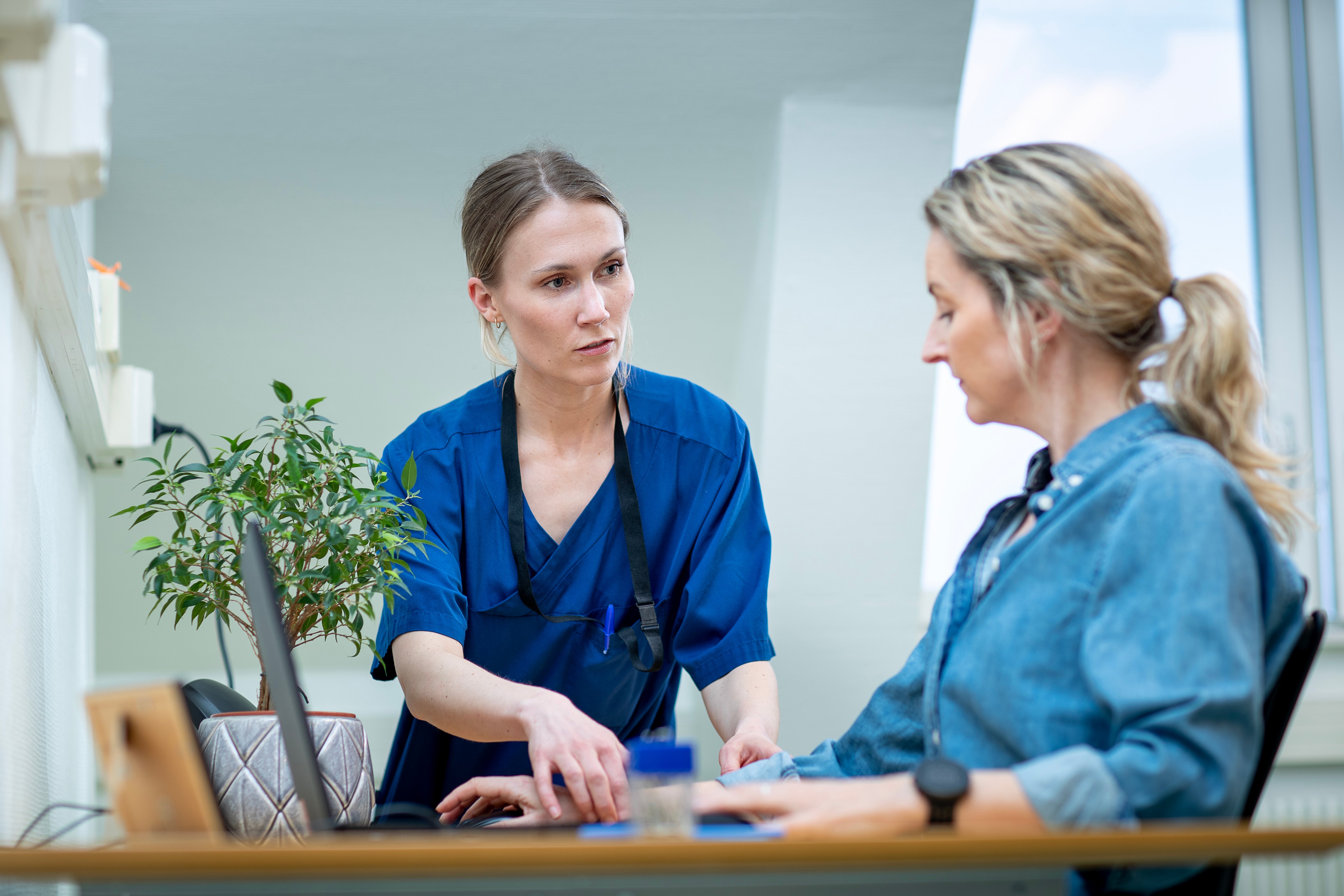 Fysio på arbeidsplass