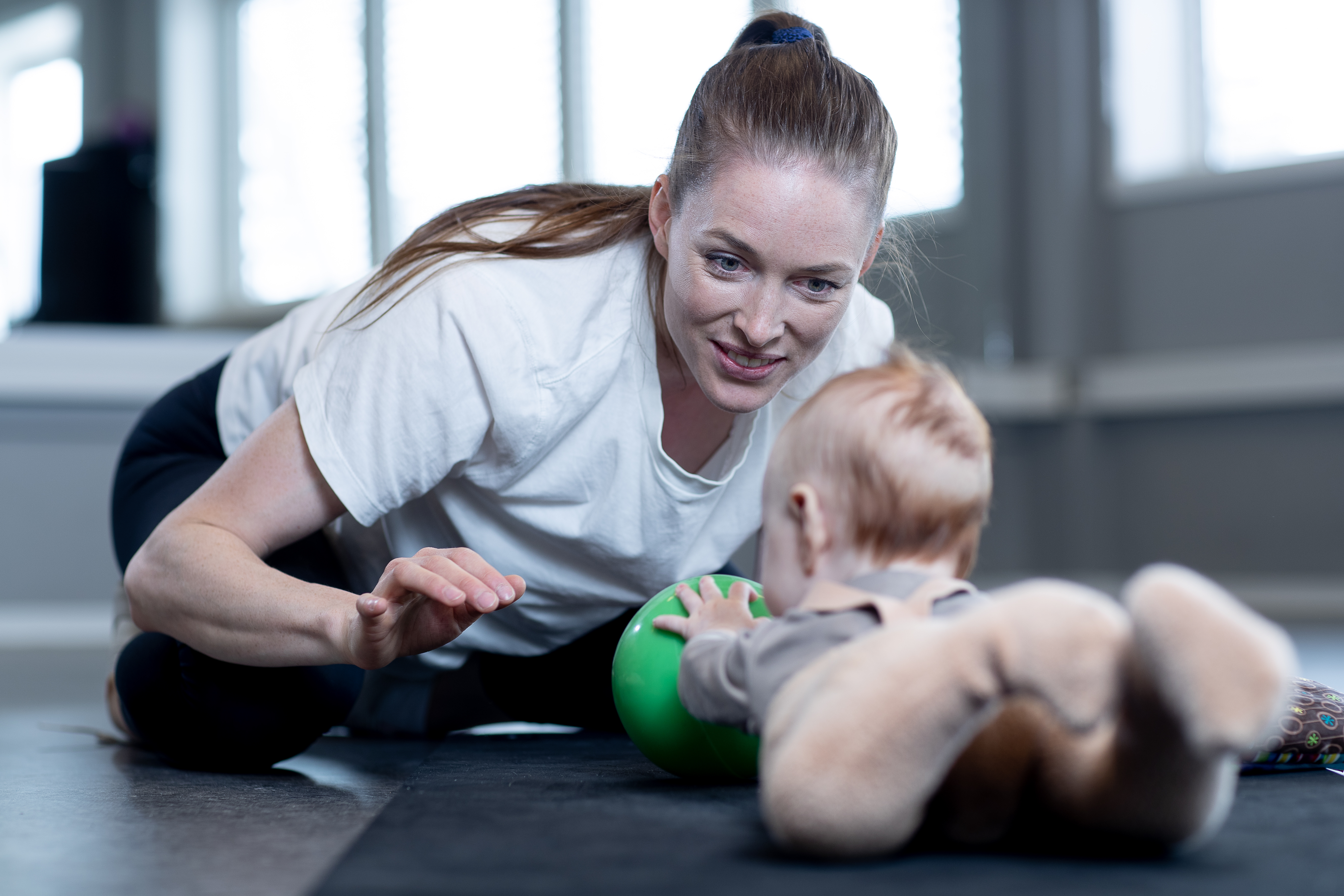 Barn på matte med Kristin B